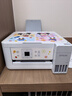 爱普生（EPSON）【6代新品】L4356墨仓式彩色无线AI学习打印机一体机家用/办公  L4266升级版(自动双面 液晶屏 白) 实拍图