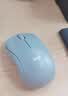 罗技（Logitech）M221 轻音鼠标 无线鼠标 办公鼠标 对称鼠标 带无线微型接收器 雾霭蓝 实拍图