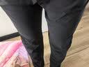 安踏（ANTA）商务型动裤丨抗皱长裤男冰丝凉感休闲裤西裤夏季防晒直筒运动裤子 【抗紫外线+冰肤科技+高弹力】基础黑7310-3 抗UP100+ XL (男180) 实拍图