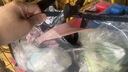 干湿分离泳衣果冻包包透明沙滩包游泳收纳袋子大pvc手提袋女 黑色 实拍图
