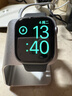 Apple/苹果 Watch S11 智能手表GPS款42毫米深空灰色铝金属表壳黑色运动型表带M/L MEUH4CH/B 实拍图