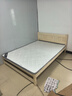 零树 实木床主卧双人床家具【包安装】 1.5m*2m床+5cm椰棕床垫 JY-004 实拍图