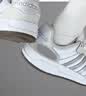 adidas ENTRAP美式校园风运动鞋少年感复古篮球风板鞋阿迪达斯 白色/暗银金属/树脂黄   40 实拍图
