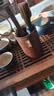 久堂功夫茶具配件黑檀木茶道六君子茶刀勺茶夹三件套泡茶工具套装用品 (壹品)黑檀木茶道六君子 实拍图