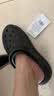 卡骆驰（CROCS）经典泡芙Clog男女一脚蹬懒人沙滩洞洞鞋 黑色 35 实拍图