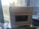 美的（Midea）多功能电烤箱家用空气炸锅一体机小型空气炸烤箱2026年新款奶油风20L微蒸汽嫩烤循环热风发酵P20 实拍图