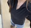 优衣库AIRism高弹力防紫外线拉链连帽开衫女装实测UPF100+483281 09 黑色 L 实拍图