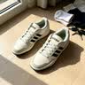 adidas ENTRAP美式校园风运动鞋少年感复古篮球风板鞋阿迪达斯 白色/黑色   44 实拍图