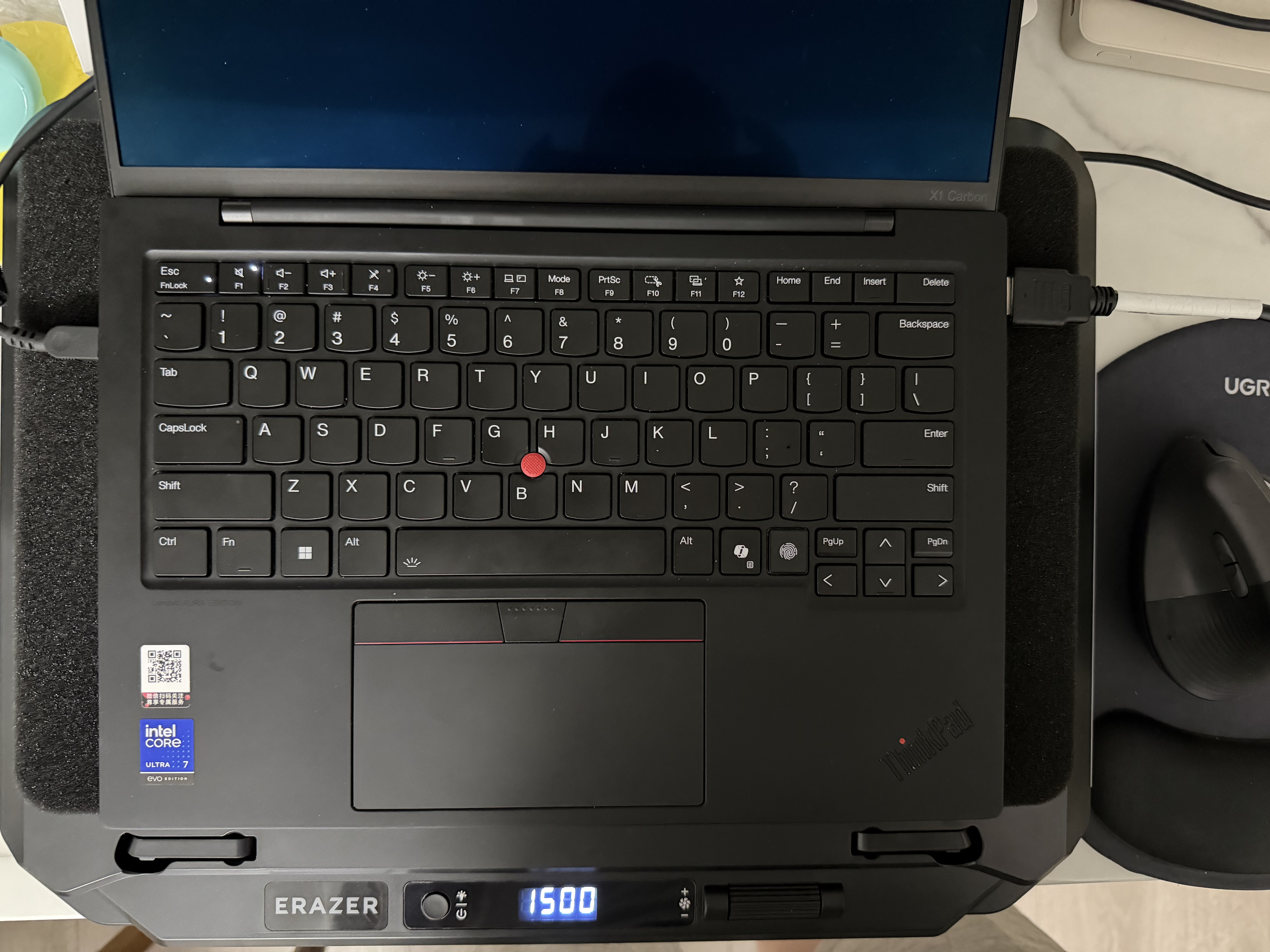 联想投资品牌异能者笔记本压风式拯救者Y9000P/R9000P游戏本散热器机械革命蛟龙电脑支架散热支架 实拍图