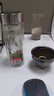 富光双层玻璃杯 高硼硅玻璃泡茶杯子 茶水分离杯 带茶隔商务水杯男士 实拍图