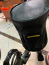 EROADE 伊诺德自行车车筐前篮子折叠挂篮布框配件防水前置菜篮车头 黑色加长款（大号） 实拍图