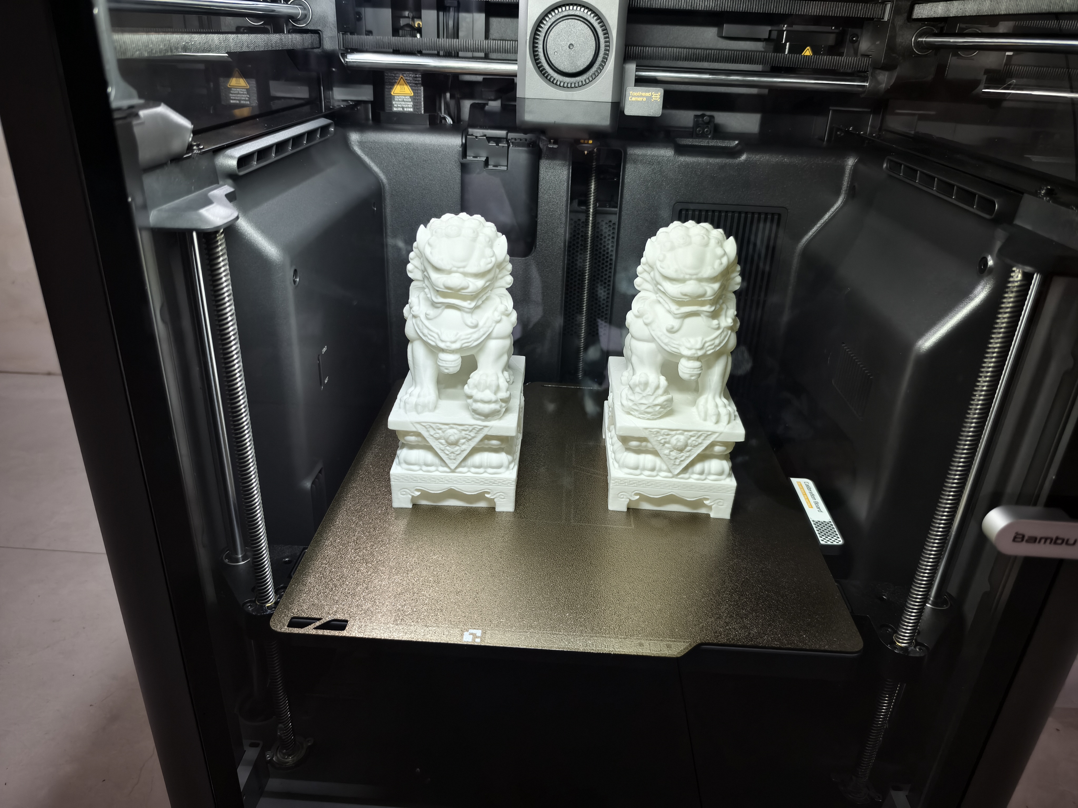 拓竹X2D 3D打印机器双头双喷嘴立体多色家用桌面FDM高速智能AI检测UL认证排放安全 X1C升级 X2D 单机【大陆版】 实拍图