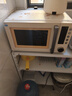 美的（Midea）变频微波炉烤箱一体机 微波杀菌空气炸家用烘焙不锈钢内胆 PC23F5W 象牙白 25L 实拍图