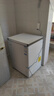 海尔（Haier）142L单温小冰箱冰柜小型家用小冰柜冷柜冷冻冷藏转换一级能效深冷减霜大容量BC/BD-142GHW9D 实拍图