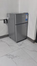 志高（CHIGO）小冰箱迷你小型家用冷藏冷冻两用宿舍出租房用双门办公室电冰箱节能省电 【店长推荐】48L银色【一级能效丨全国联保】 实拍图
