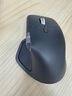 罗技（Logitech）大师系列 MX Master 4 高性能无线蓝牙鼠标  办公鼠标 静音鼠标  升级款 石墨黑 带无线接收器 实拍图