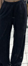 优衣库麻混纺舒适长裤/常规款女装/休闲裤26春夏新款482246 69 藏青色 S 实拍图
