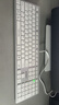 双飞燕（A4TECH）FX50 109键 有线键盘 薄膜轻音键盘电脑键盘mac键盘办公打字手感好飞时代 剪刀脚键盘 象牙白 有线 实拍图