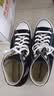 匡威（Converse）All Star夏季经典帆布男女高帮休闲运动鞋黑色101010 101010/黑色 46 实拍图