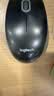 罗技（Logitech）M185鼠标 无线鼠标 办公鼠标 对称鼠标 黑色灰边 带无线2.4G接收器 实拍图