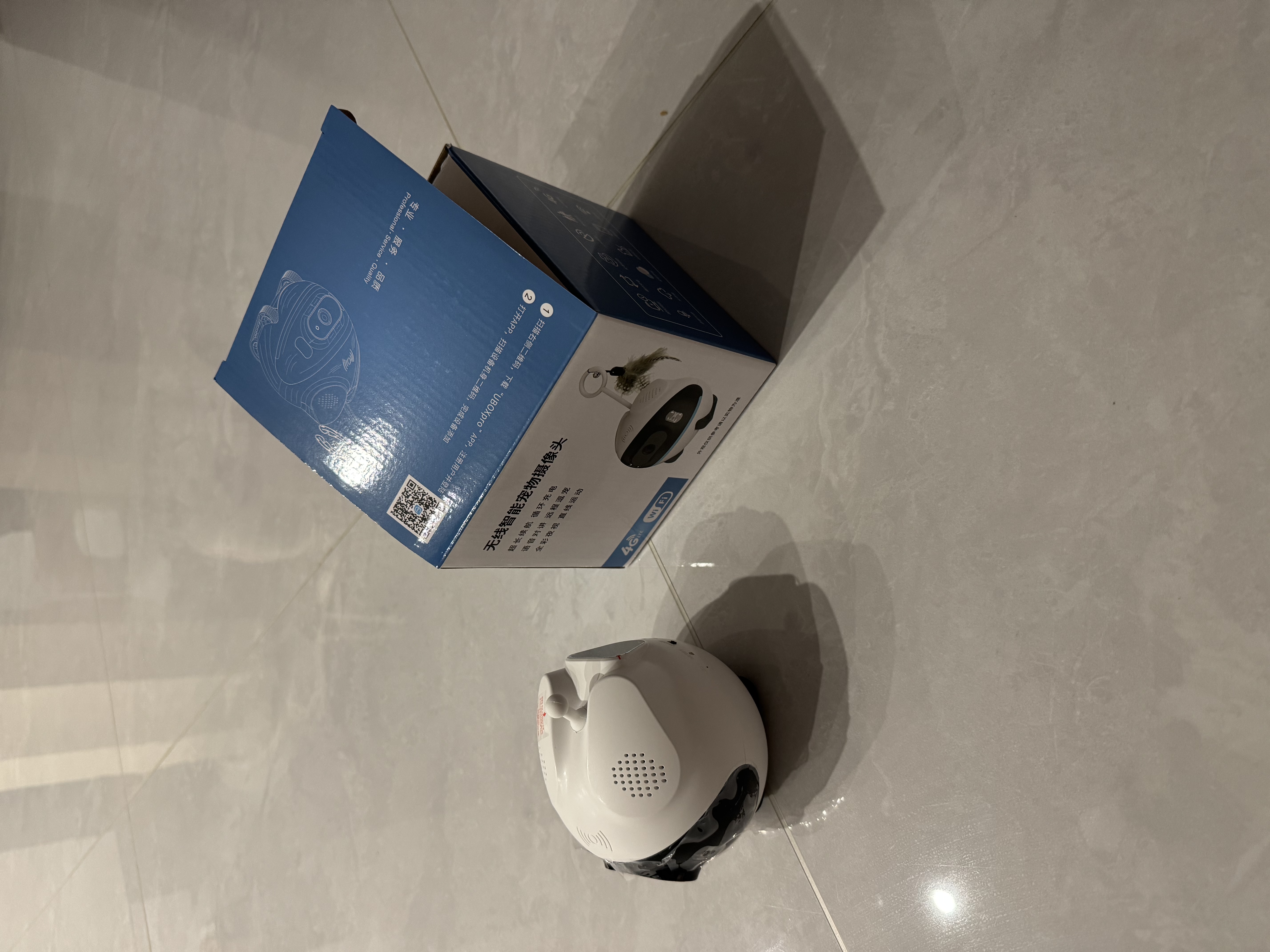 维安视不插电全屋移动AI监控摄像头远程遥控家用安防监控智能家居异地看老人小孩宠物摄像头wifi版 实拍图