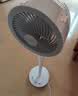 美的（Midea）【变频轻音】空气循环扇家用语音遥控电风扇 一级能效静音落地扇 卧室桌面大风力小风扇 GDJ24SHG 实拍图