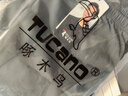 啄木鸟（TUCANO）短裤男夏季俩件装运动冰丝轻薄速干大码五分裤时尚男装 黑/灰XL 实拍图
