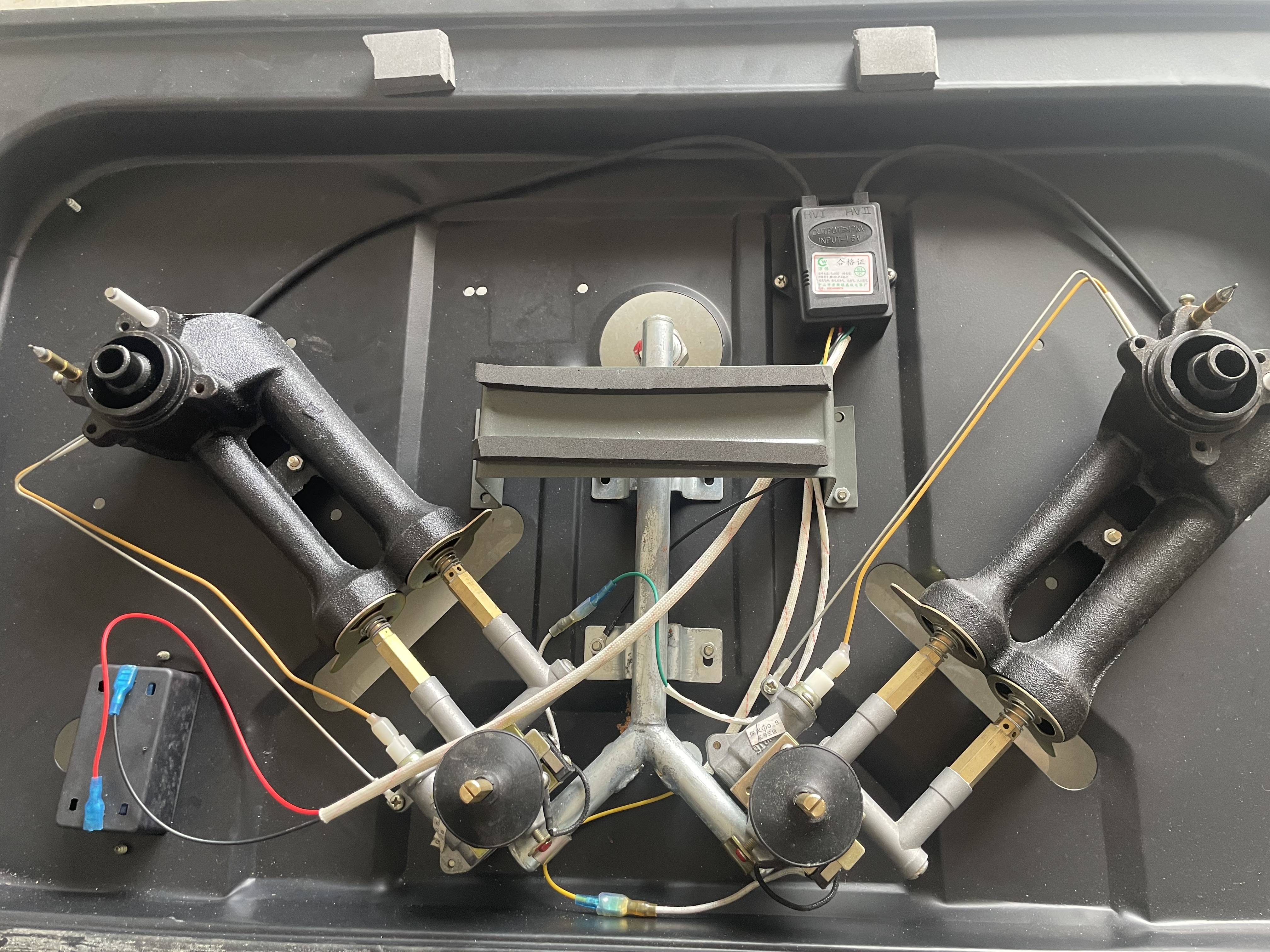 仕净燃气灶脉冲点火器配件通用电子打火控制器热电偶煤气灶炉具配件 【普通双炉】带线款 实拍图