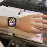 Apple/苹果 Watch S11 智能手表GPS款42毫米玫瑰金色铝金属表壳淡桃粉色运动型表带S/M MEUN4CH/B 实拍图