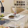 阔庭（KUOTING）鱼龟混养缸乌龟专用缸升降爬台家用客厅办公室生态造景过滤缸白色 实拍图