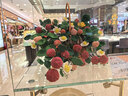 吕姆克花瓶玻璃客厅摆件鲜花插花仿真干花富贵竹水养花瓶透明两个装5043 实拍图