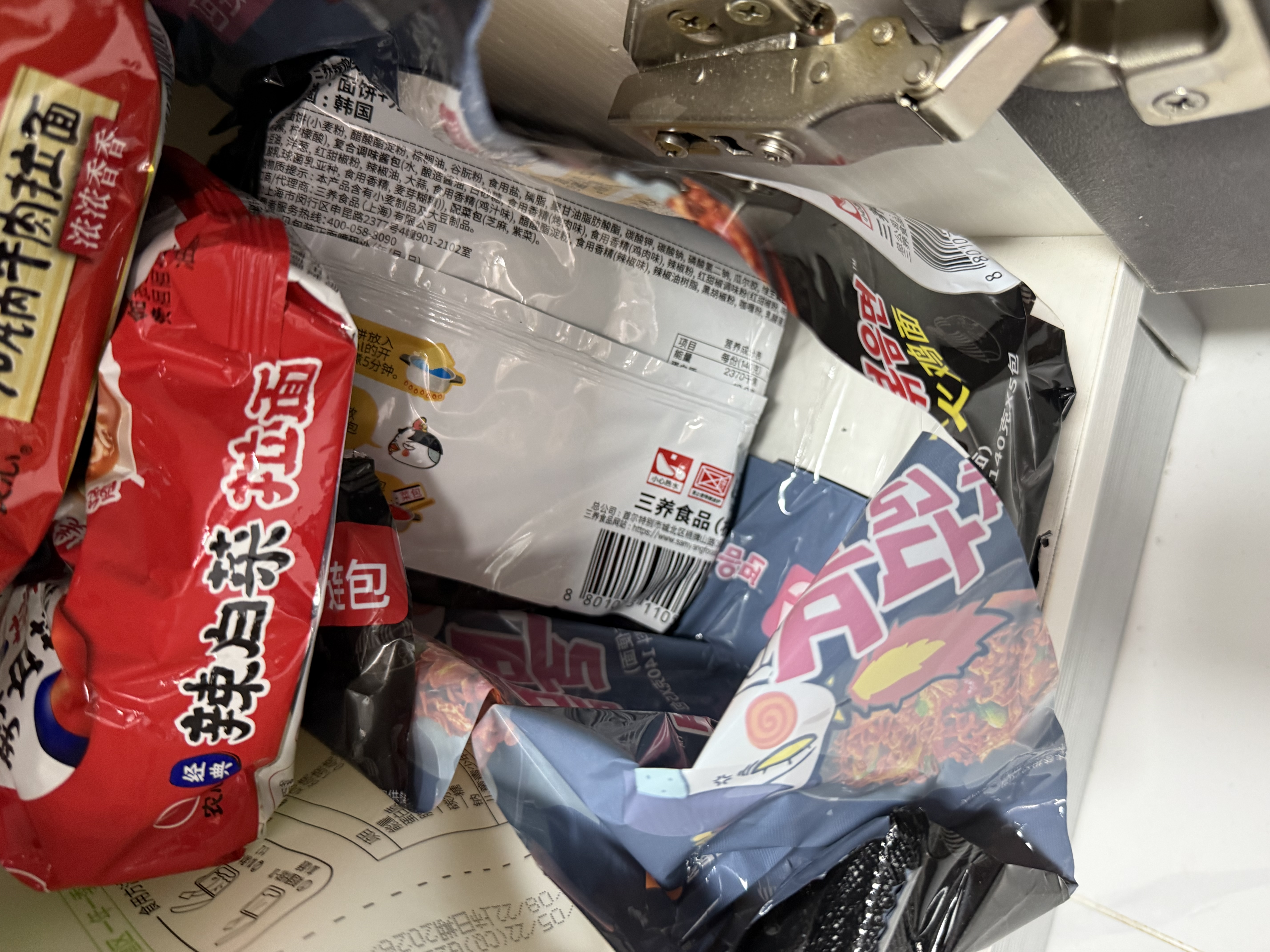 三养（SAMYANG）火鸡面三养速食方便面袋装 700g(140g*5)泡面拌面早餐零食 实拍图