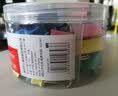 齐心(Comix) 80只多规格办公彩色票夹子(32mm12只+25mm20只+19mm48只)  B3652 配 实拍图
