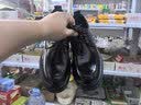 京甄良工商务休闲德比鞋皮鞋男真皮商务正装系带 黑色 42 实拍图