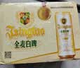 青岛啤酒（TsingTao）精酿全麦白啤 浓郁麦香古法酿造500ml*12罐 实拍图