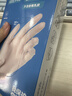 蓝帆医疗（blue sail+）5折PVC一次性手套100只中号M码家务厨房餐饮用品洗碗防水防油 实拍图