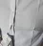 罗蒙（ROMON）纯色商务职业正装男士白衬衫工装外套长袖衬衣男CS108白色2XL 实拍图