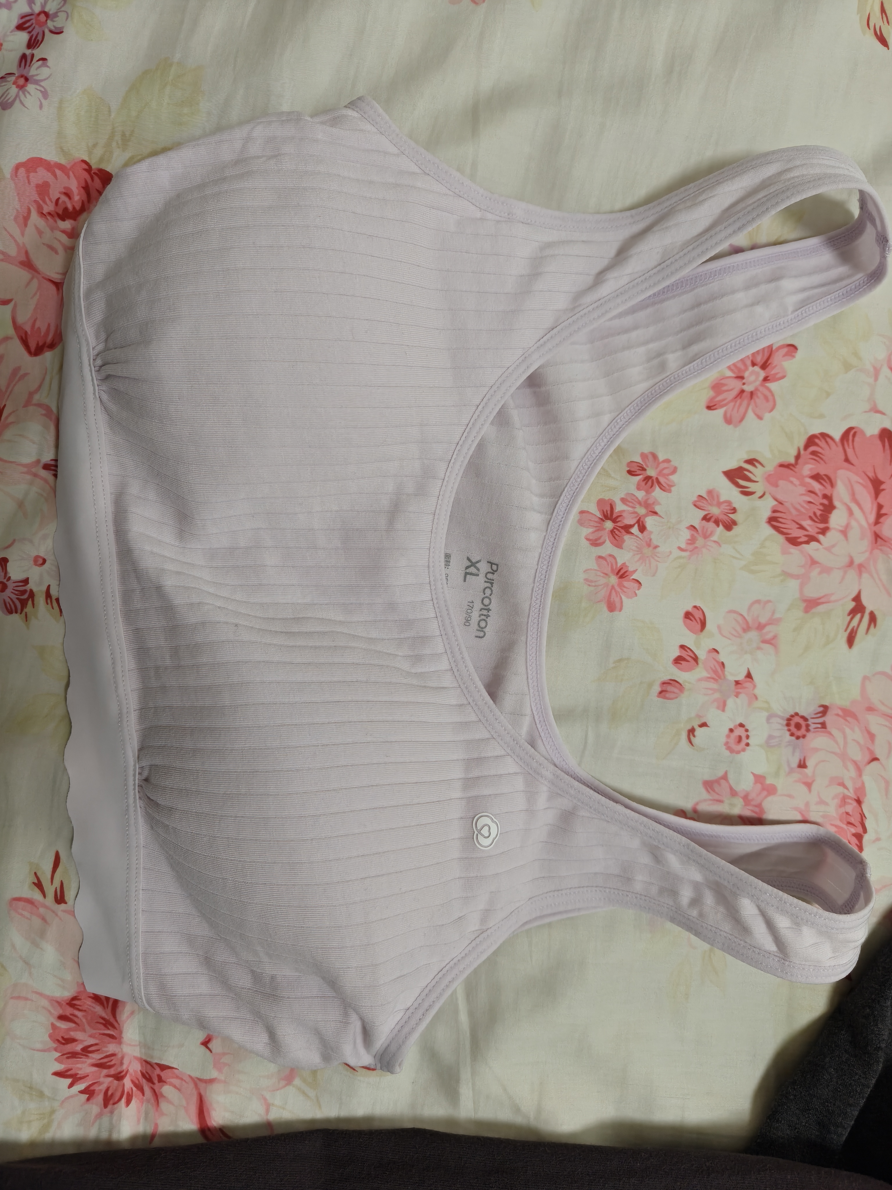 古今（GUJIN）2件装少女文胸学生运动防震内衣女大童发育期15岁初高中生背心XL 实拍图