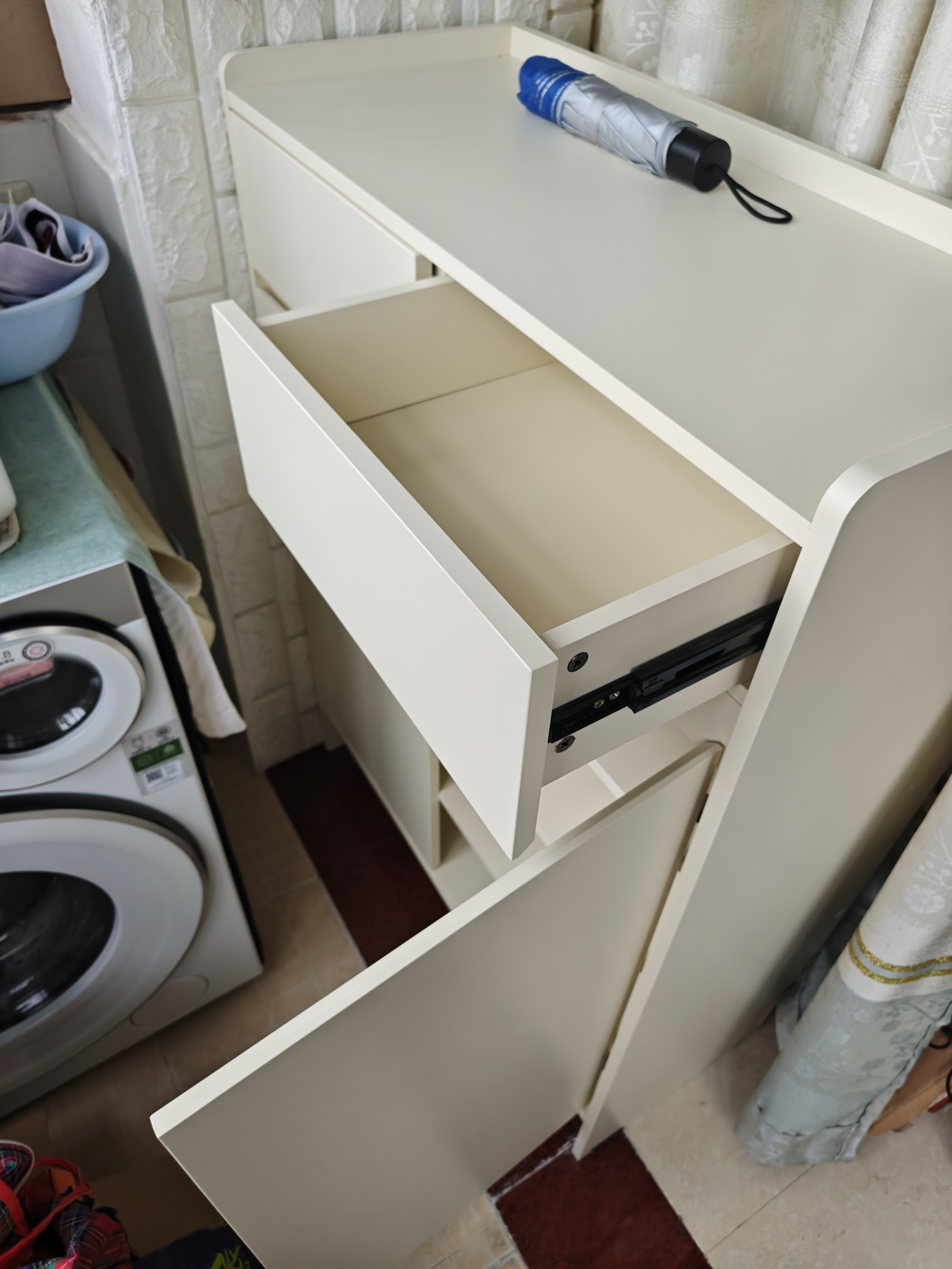 林氏家居鞋柜门口入户柜收纳一体靠墙多层家用玄关储物柜家具OV4N满额赠 实拍图
