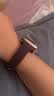 码仕适用苹果手表表带apple watch/ultra4/3/iwatch s12/11/10/9/8/7/6/SE女士硅胶亲肤小蛮腰秋冬腕带 实拍图