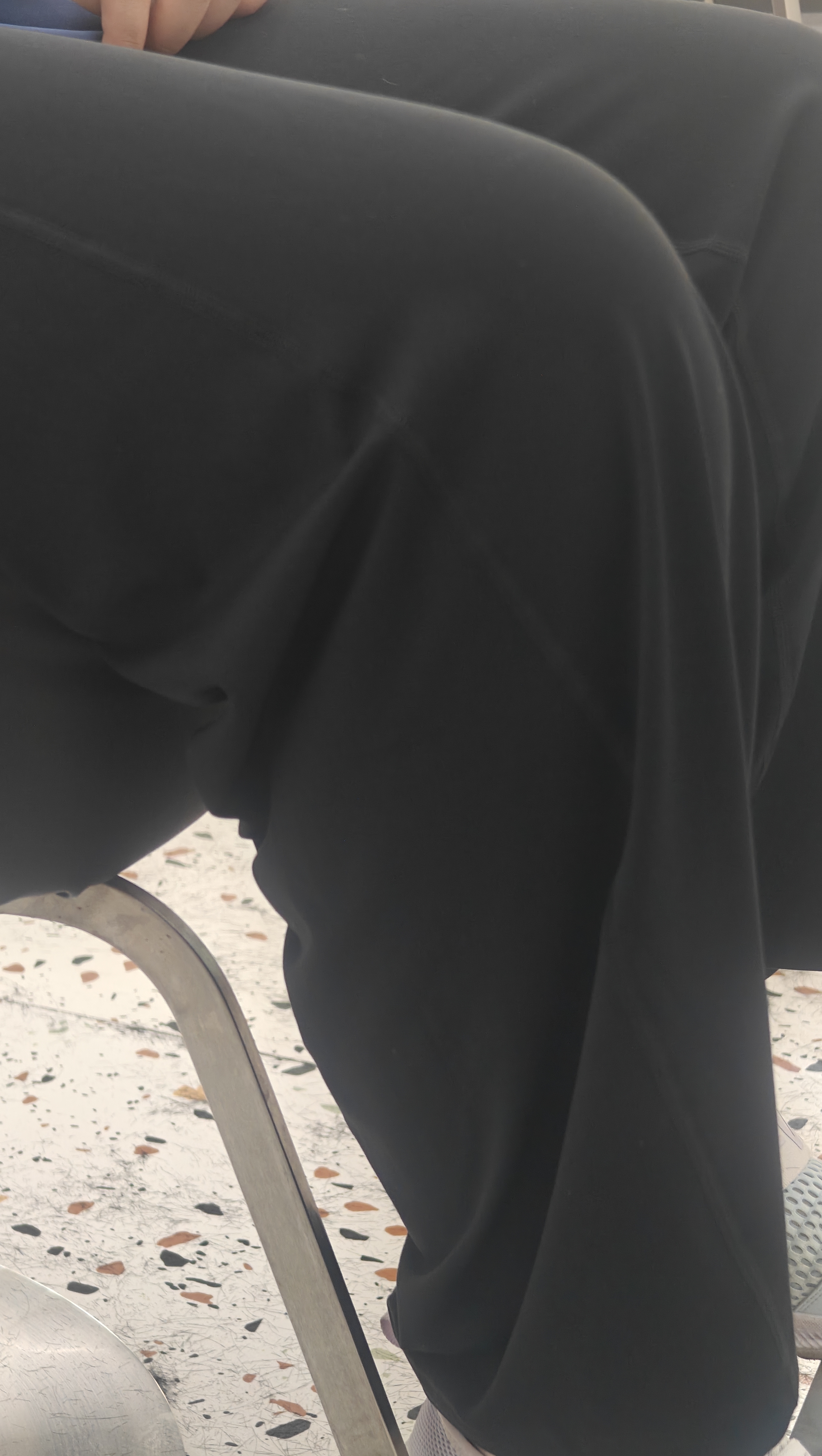 蕉下（beneunder）阔腿裤女士休闲舒适长裤轻盈显瘦修身26春夏高弹HE010 漫暮黑 XL 实拍图