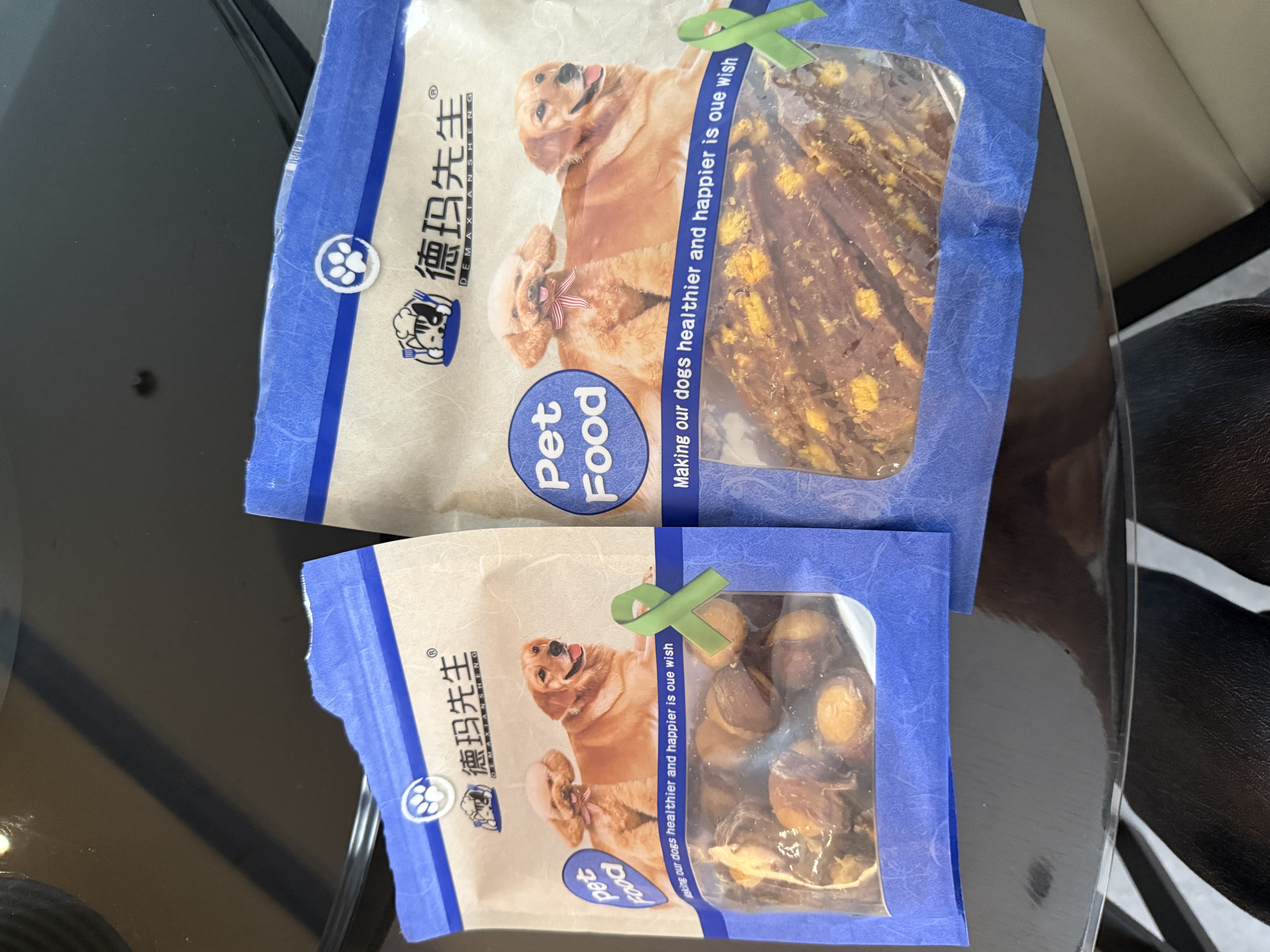 德玛先生狗狗零食火腿肠鸡肉香肠宠物零食肠中小型犬训练奖励水晶肠100g*4 实拍图