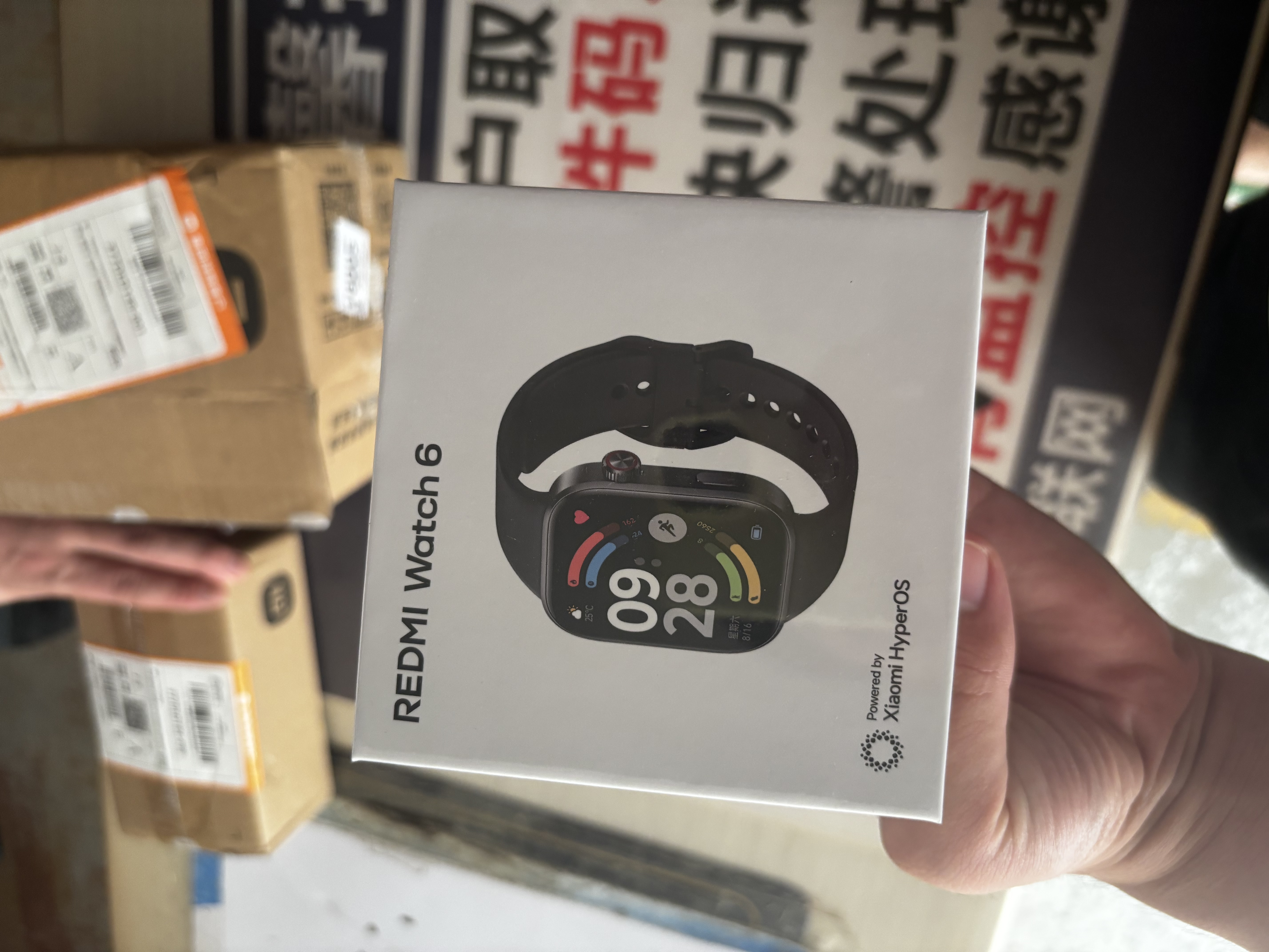小米（MI）REDMI Watch 6 澎湃OS 3 心率血氧监测 蓝牙通话 红米手表6 智能手表 小米汽车 送男友送女友 皎月银 实拍图