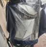 雨航（YUHANG）电动车雨衣电动车专用电瓶车雨披带镜套藏青色3XL 实拍图