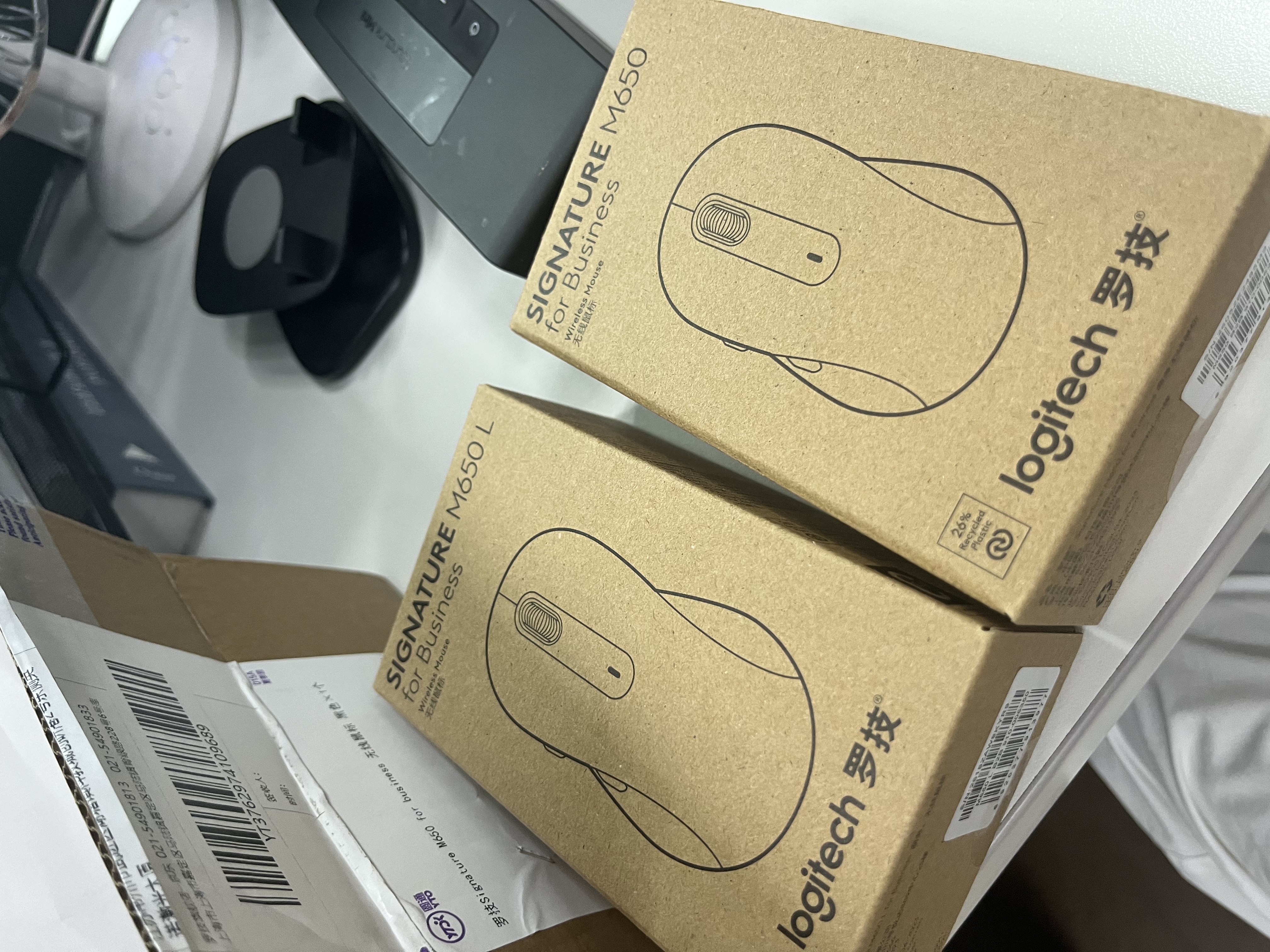 罗技（Logitech）优选系列M650无线蓝牙鼠标 办公蓝牙静音鼠标Mac苹果ipad鼠标人体工学双模鼠标大小手可选男女通用 M650商用版2年 黑L（M750入门款） 实拍图