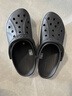 卡骆驰（CROCS）贝雅卡骆班洞洞鞋|205089 黑色/白色-066   41 /42(260mm)   实拍图