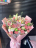 馨仪鲜花速递玫瑰花康乃馨花束送妈妈长辈礼物全国鲜花同城配送 19朵康乃馨百合混搭花束 实拍图