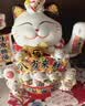 京东京造 八方来财招财猫 客厅收银台招财摆件乔迁开业礼物自动摇手发财猫 实拍图
