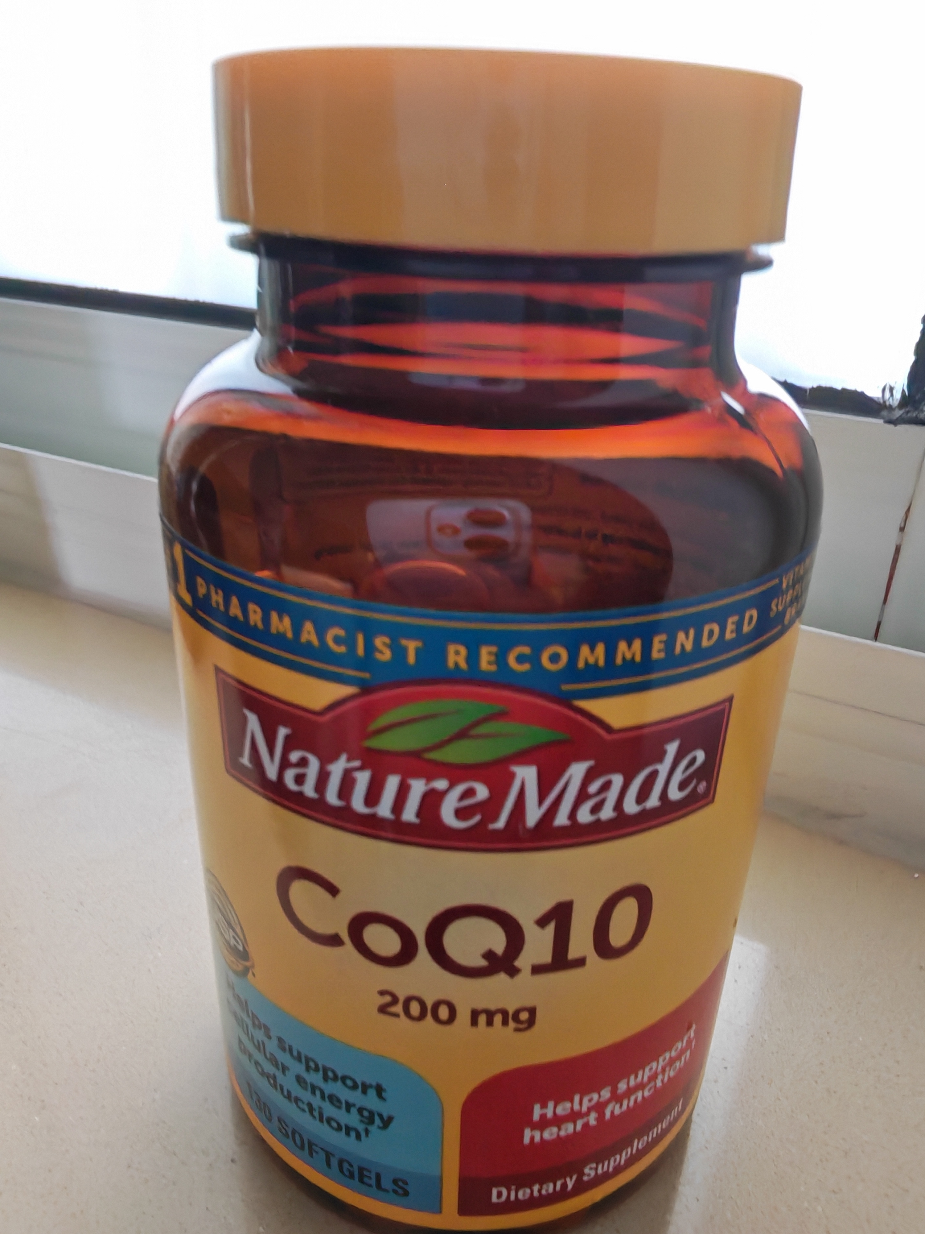 Nature Made天维美辅酶Q10软胶囊 200mg高含量 保护心脏心血管 加班熬夜130粒 实拍图