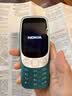 诺基亚（NOKIA）3210 4G 移动联通电信广电全网通 2.4英寸双卡双待 直板按键学生功能机备用手机 蓝色 实拍图